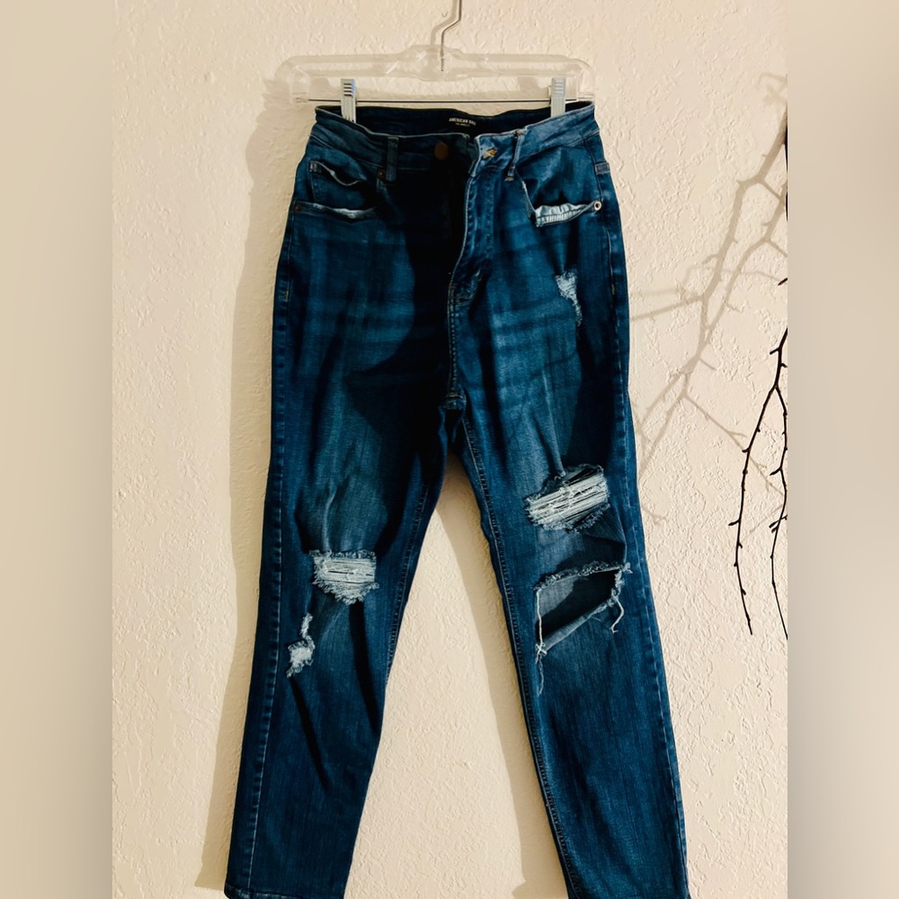 Boyfriend jeans! The MOST comfortable fabric - they hardly feel like jeans.